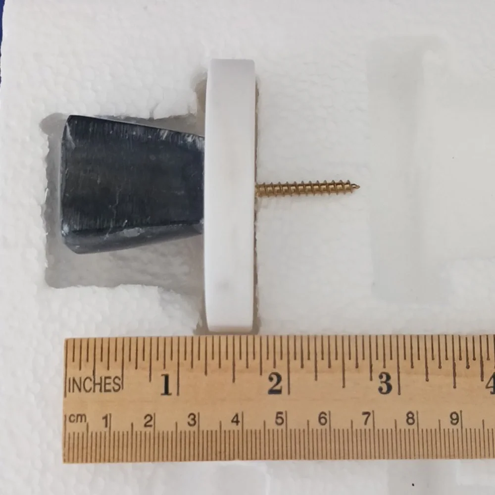 West Elm Marble Wall Hooks, 2 boxes, each contains 4 hooks